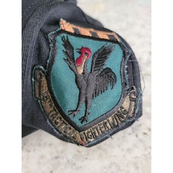 SAC Strategic Air Command USAF Embr Desert Cap Low Profile Cotton Distressed Hat - Picture 3 of 11